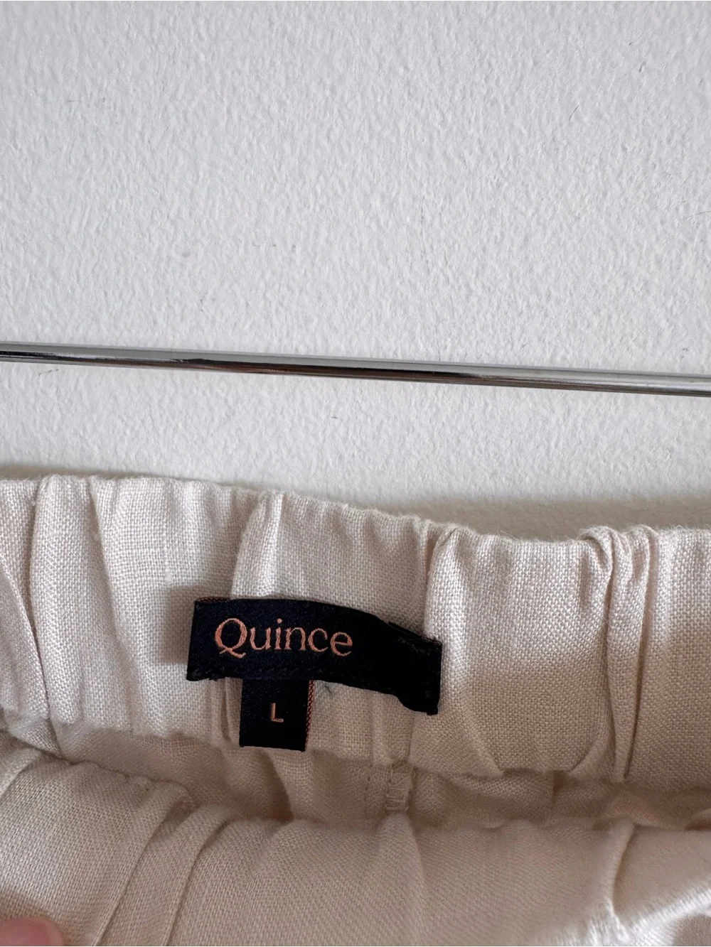 Quince | 100% European Linen Tapered Ankle Pants in Flax ~ Large